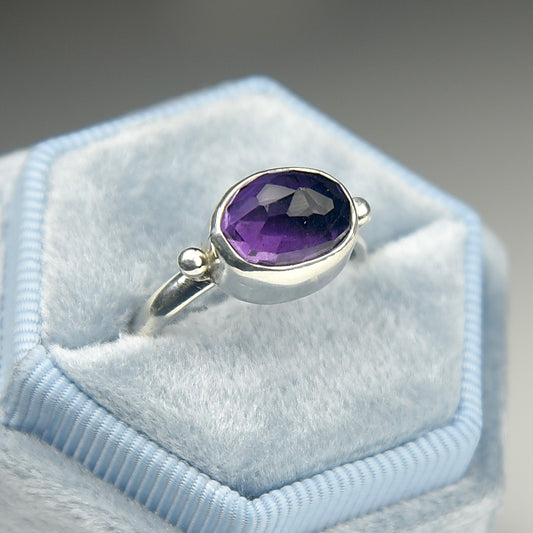 AMETHYST STERLING SILVER RING
