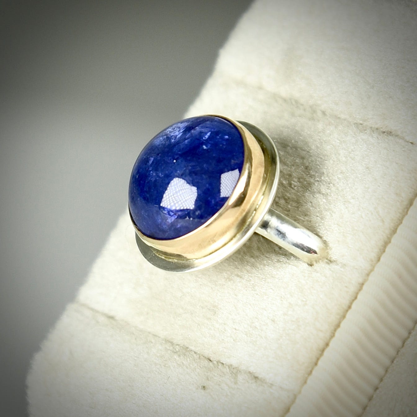 Agapé Artisan Jewelry TANZANITE 14K GOLD FILL & STERLING RING 14k gold filled