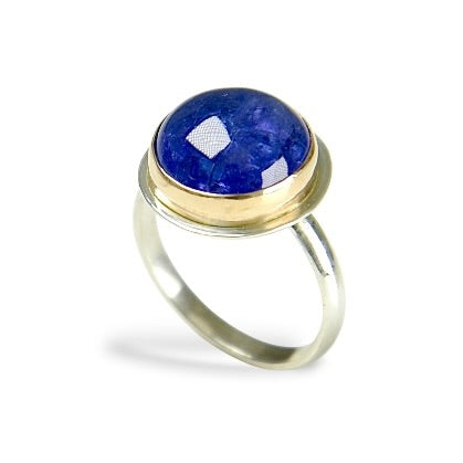 TANZANITE 14K GOLD FILL & STERLING RING