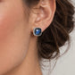 LABRADORITE STERLING STUD EARRINGS