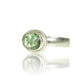 PRASIOLITE STERLING RING