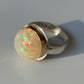 ETHIOPIAN OPAL 18K SOLID GOLD & STERLING RING