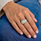 ETHIOPIAN OPAL 18K SOLID GOLD & STERLING RING