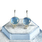 AQUAMARINE STERLING DROP EARRINGS
