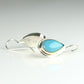 AUSTRALIAN CHRYSOPRASE 14K GOLD & STERLING SILVER DROP EARRINGS