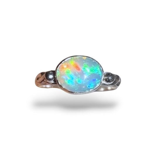 ETHIOPIAN OPAL STERLING RING