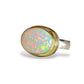 ETHIOPIAN OPAL 18K SOLID GOLD & STERLING RING