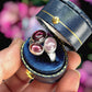 TOURMALINE CLUSTER STERLING SILVER RING