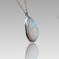 ETHIOPIAN OPAL STERLING SILVER PENDANT NECKLACE