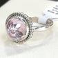 KUNZITE STERLING RING