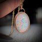 ETHIOPIAN OPAL 14K GOLD FILL PENDANT NECKLACE