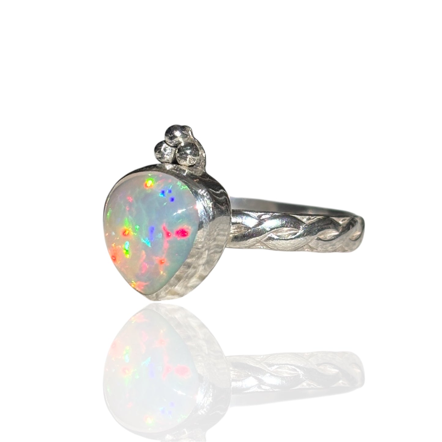 ETHIOPIAN OPAL STERLING RING