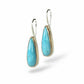 GEM SILICA 14K GOLD FILL & STERLING SILVER DROP EARRINGS
