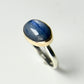 Agapé Artisan Jewelry BLUE KYANITE 14K GOLD FILL STERLING RING 14k gold filled