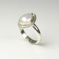 Agapé Artisan Jewelry FRESHWATER PEARL TEARDROP STERLING RING 14k gold filled