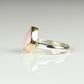 Agapé Artisan Jewelry PINK OPAL TEARDROP 14K GOLD FILL STERLING RING 14k gold filled