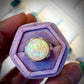 ETHIOPIAN OPAL 18K SOLID GOLD & STERLING RING