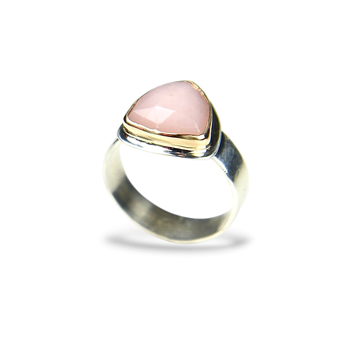 PINK OPAL STERLING RING
