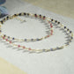 Agape Artisan Jewelry LONG MULTI GEMSTONE LINKED NECKLACE 14k gold filled