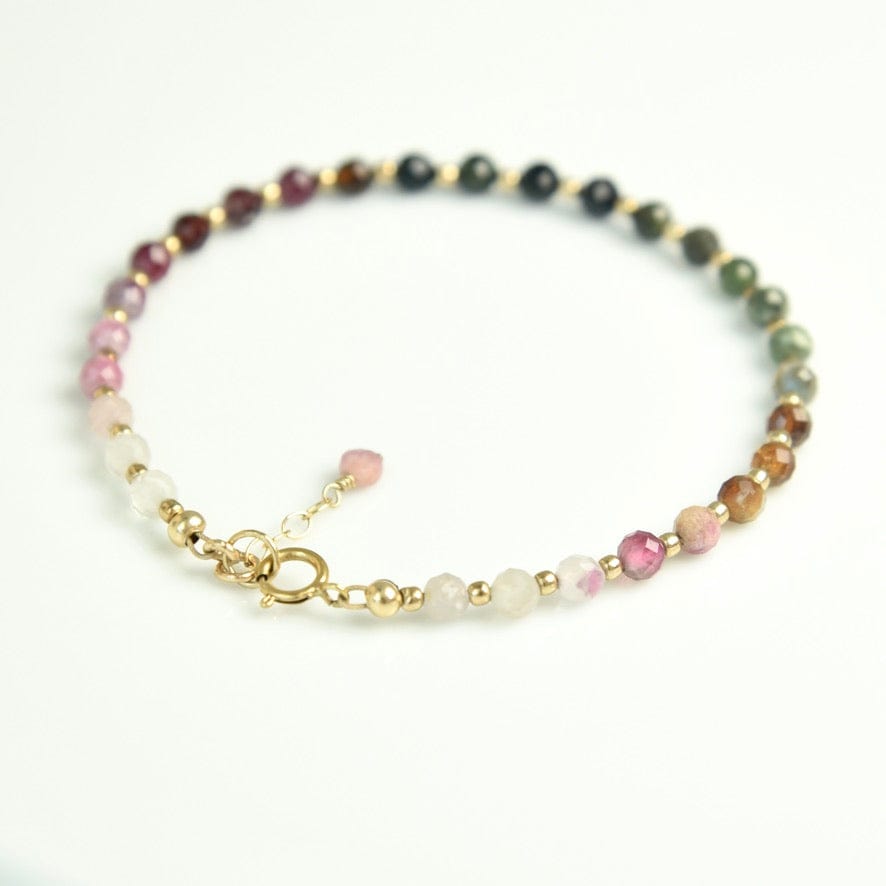 Agape Artisan Jewelry SKINNY TOURMALINE BRACELET 14k gold filled